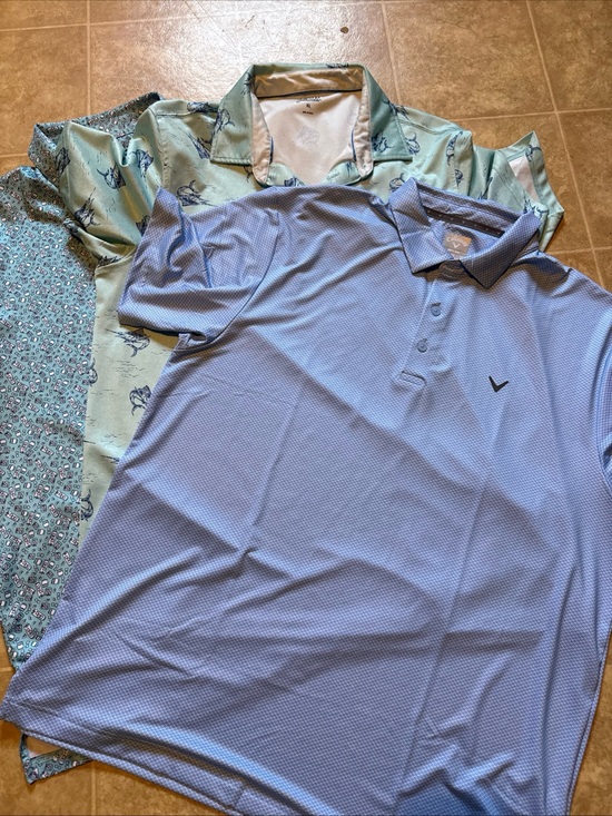 Callaway Other - Gold Polo lot Callaway Izod Ben Hoagan